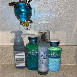 Bath & Body Works Beautiful Day Collection in Blue and Green